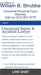 Mobile Screenshot of cincinnatipersonalinjury.com